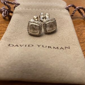 David Yurman Clear Topaz Albion Earrings